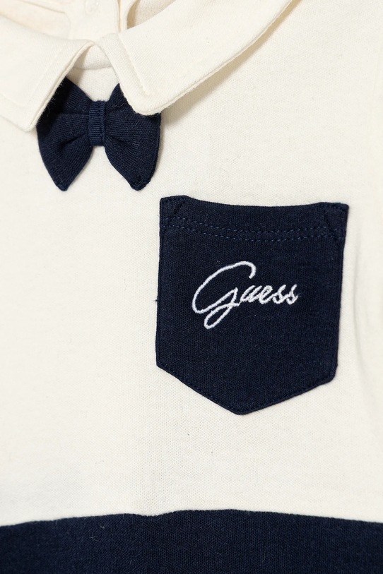 Chłopiec Guess śpioszki bawełniane niemowlęce P5BG00.KBEG0.9BYA beżowy