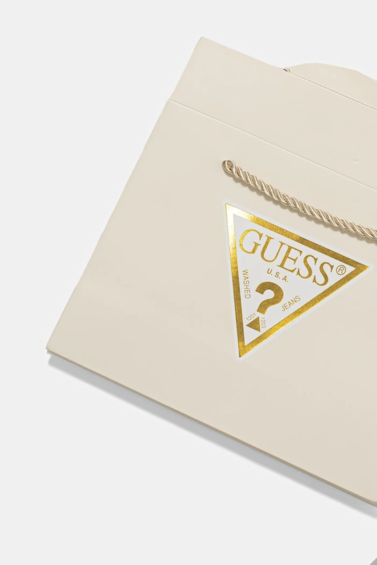 Guess śpioszki bawełniane niemowlęce beżowy P5BG00.KBEG0.9BYA