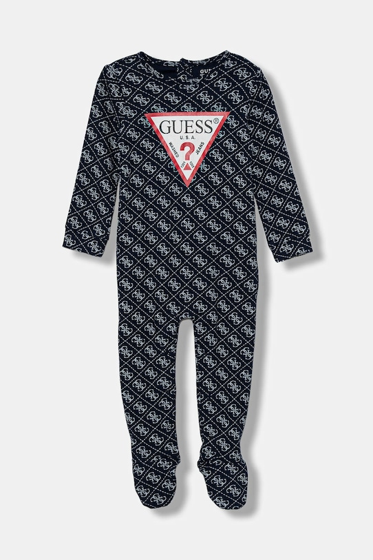 Дитячі бавовняні повзунки Guess Для немовлят темно-синій P5BG01.KA6W1.9BYA
