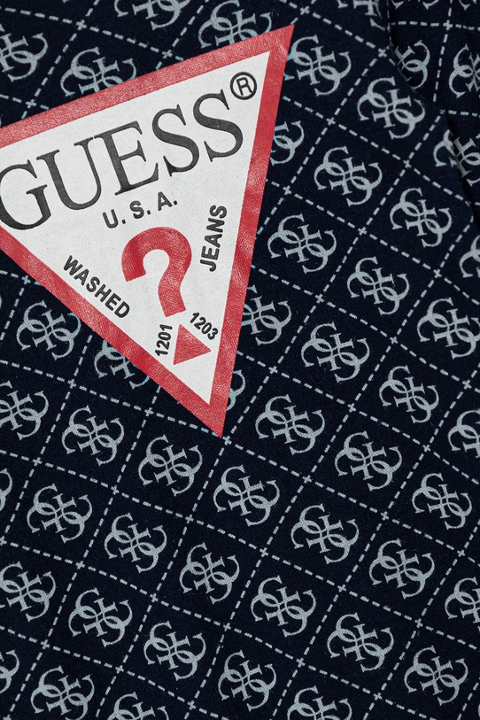 Chłopiec Guess śpioszki bawełniane niemowlęce P5BG01.KA6W1.9BYA granatowy
