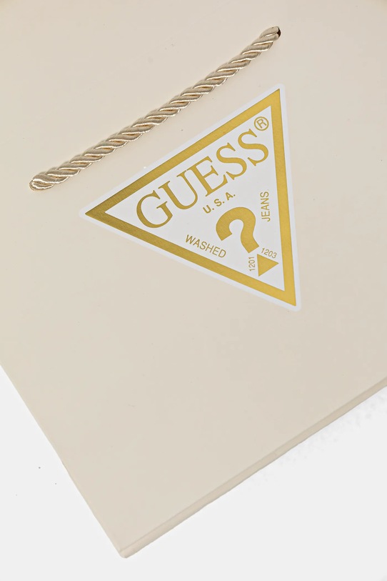 Guess śpioszki bawełniane niemowlęce granatowy P5BG01.KA6W1.9BYA