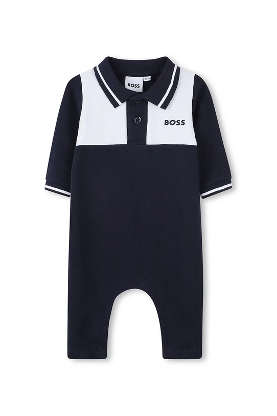 BOSS pajacyk niemowlęcy granatowy J52520