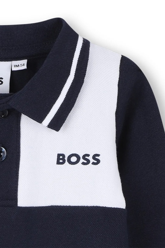 Chłopiec BOSS pajacyk niemowlęcy J52520 granatowy