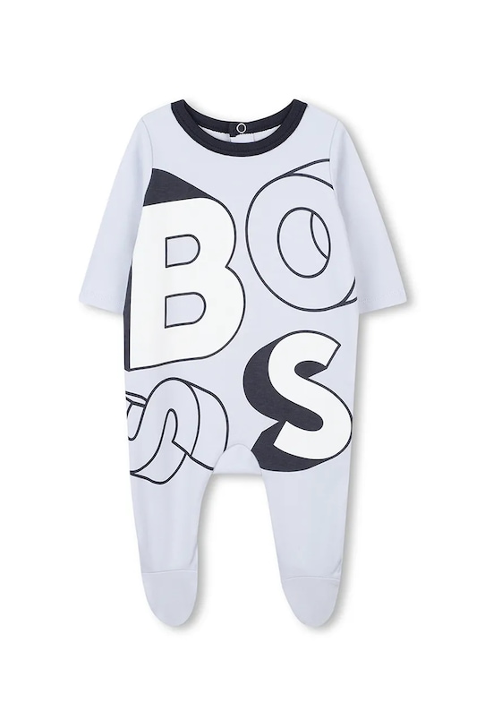 BOSS śpioszki bawełniane niemowlęce Produkt niemowlęcy niebieski J52521