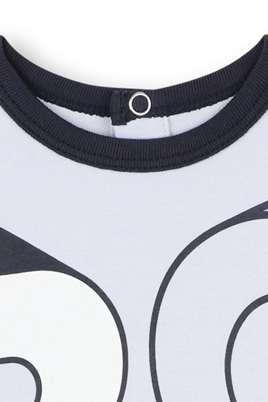 Chłopiec BOSS śpioszki bawełniane niemowlęce J52521 niebieski