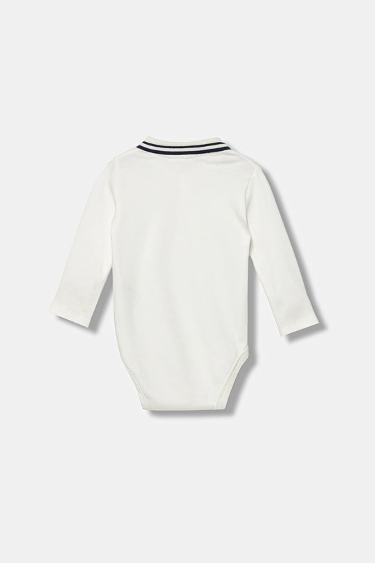 United Colors of Benetton body bawełniane niemowlęce 3CDIAB00F.W.Reprop.9BYA biały AW25