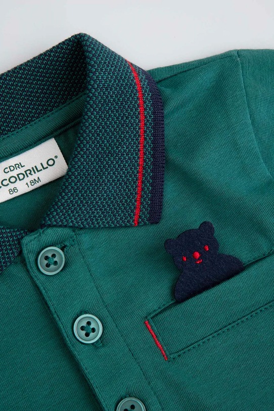 Chłopiec Coccodrillo body niemowlęce ZC5112402EBB zielony