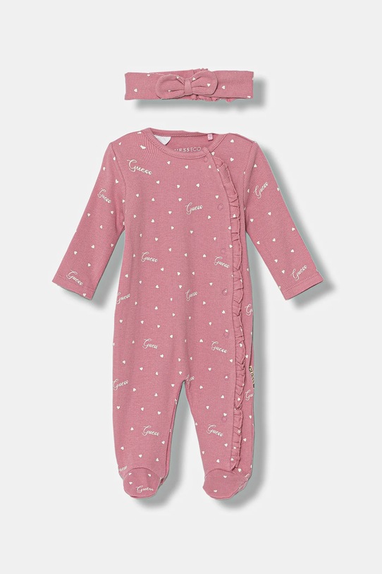 Guess śpioszki niemowlęce Produkt niemowlęcy różowy S5YG11.KBZP4.9BYA