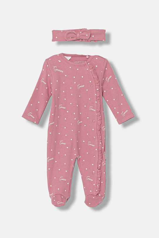 Guess śpioszki niemowlęce Produkt niemowlęcy różowy S5YG11.KBZP4.9BYA