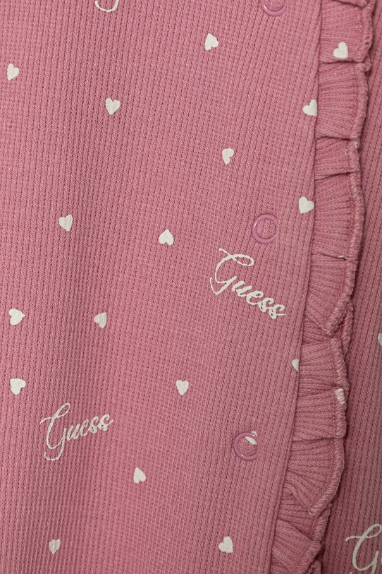 Dziewczynka Guess śpioszki niemowlęce S5YG11.KBZP4.9BYA różowy