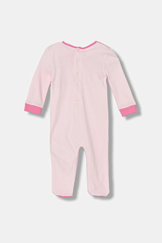 Guess pajacyk niemowlęcy bawełniany H5YW07.KA6W4.G.9BYA różowy AW25