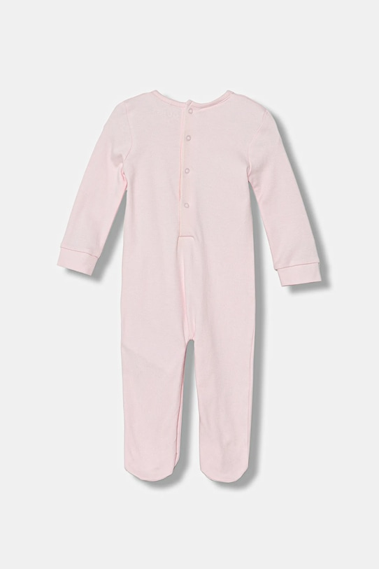 Guess śpioszki bawełniane niemowlęce H5YW11.KA6W4.G.9BYA różowy AW25