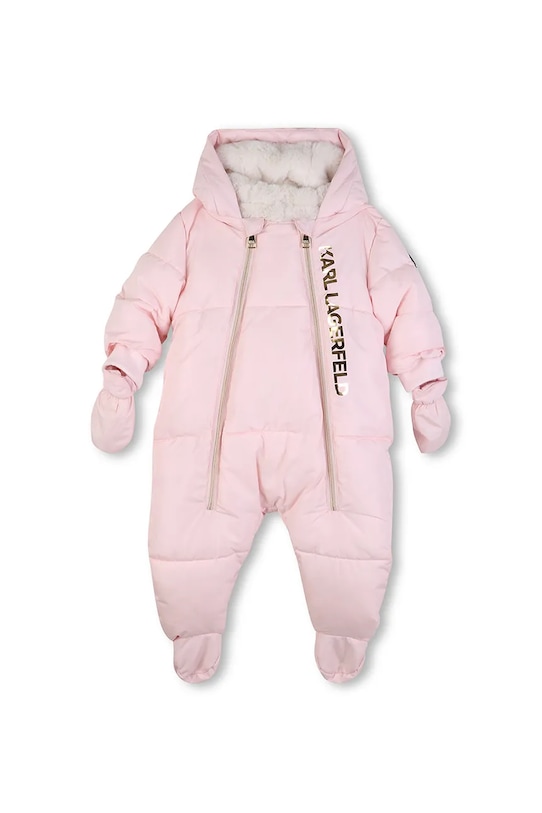 Karl Lagerfeld kombinezon niemowlęcy różowy Z30972