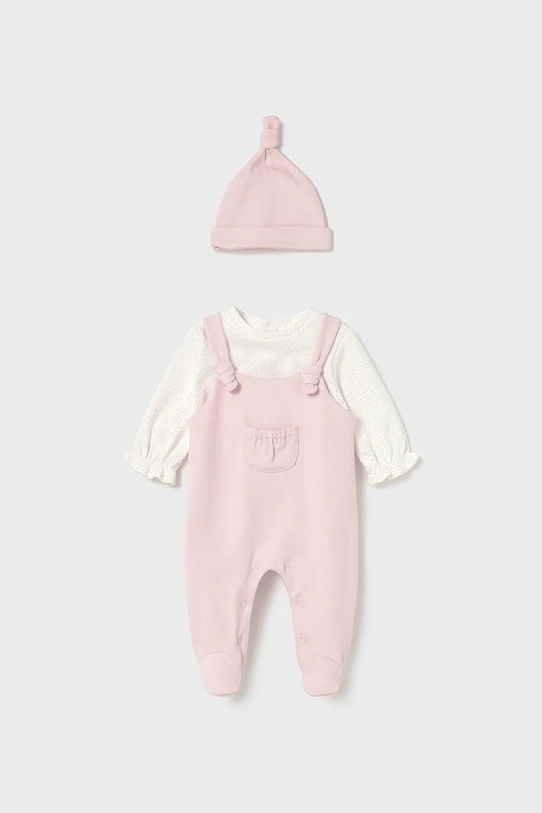 Повзунки та дитяча шапочка Mayoral Newborn Для немовлят рожевий 2602.2B.Newborn.9BYA