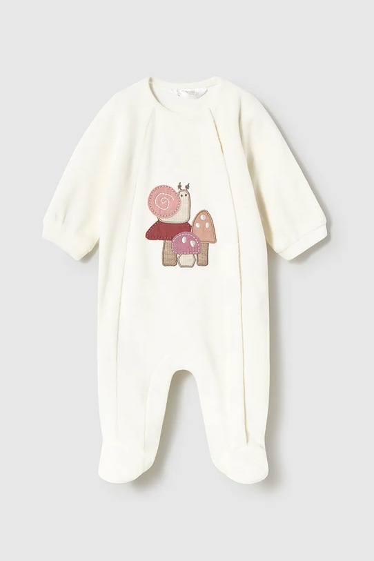 Φόρμες με φουφούλα μωρού Mayoral Newborn μπεζ 2704.2D.Newborn.9BYA