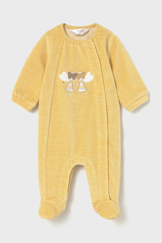 Φόρμες με φουφούλα μωρού Mayoral Newborn κίτρινο 2704.2D.Newborn.9BYA