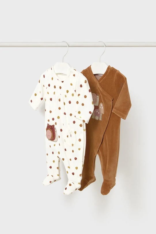Pajac za dojenčka Mayoral Newborn 2-pack Izdelek za dojenčke rjava 2706.2H.Newborn.9BYA