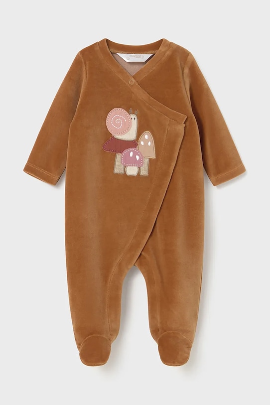 Mayoral Newborn śpioszki niemowlęce 2-pack 2706.2H.Newborn.9BYA brązowy AW25