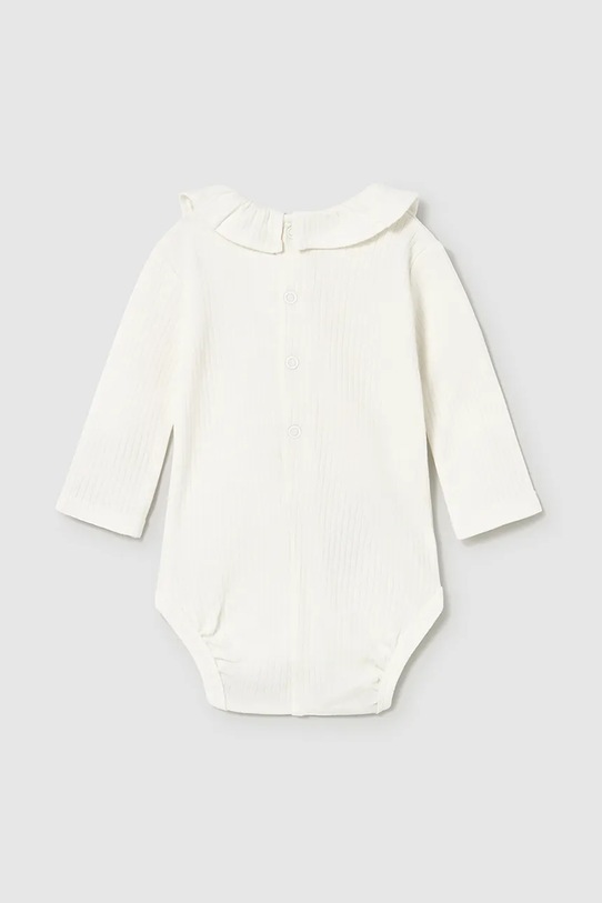 Бебешко боди от памук Mayoral Newborn 2721.2L.Newborn.9BYA бежов AW25
