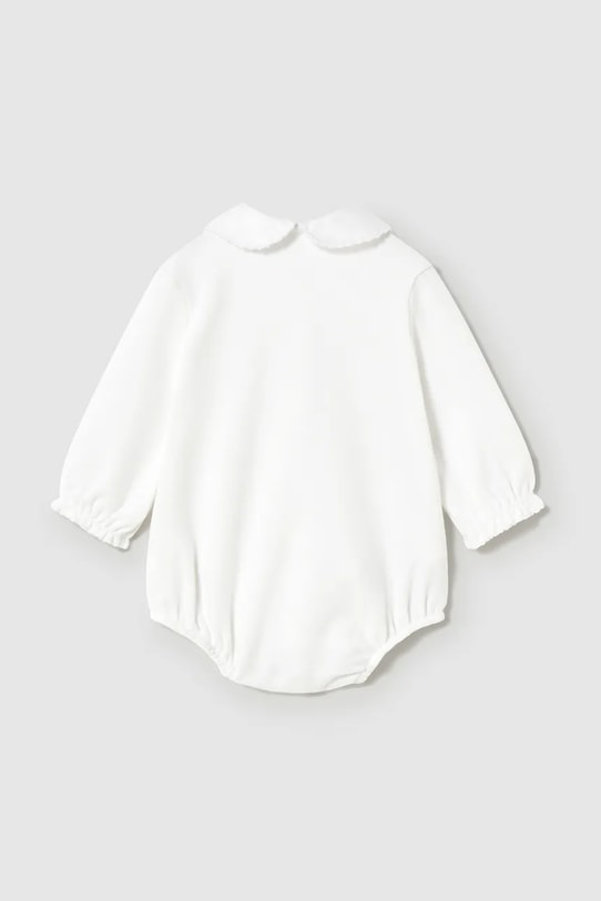 Mayoral Newborn body din bumbac pentru bebeluși 2722.2M.Newborn.9BYA alb AW25