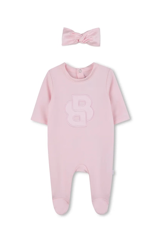 BOSS costum bebe roz J52513