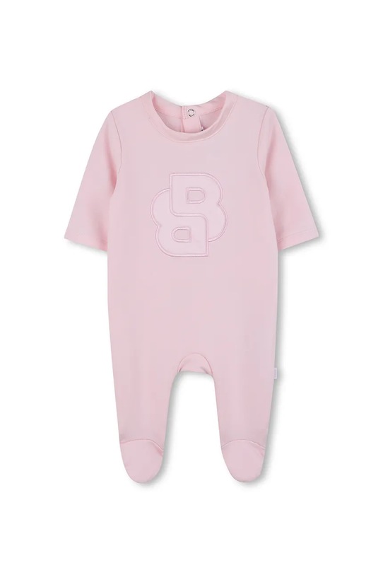 BOSS śpioszki niemowlęce J52513 różowy AW25