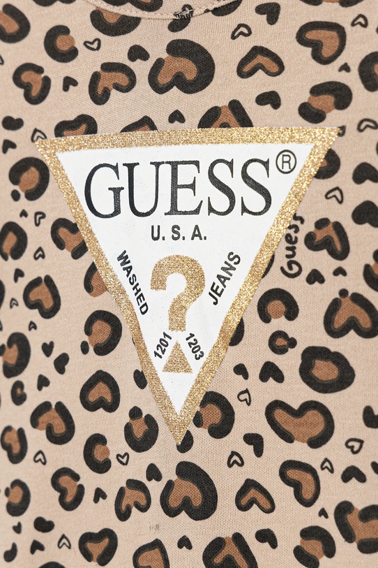 Dziewczynka Guess śpioszki bawełniane niemowlęce S5BG02.KA6W1.9BYA niebieski