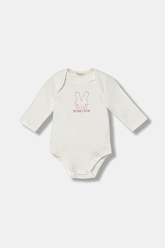 United Colors of Benetton body niemowlęce 2-pack 3DKAAB00S.G.W.seasonal różowy AW25