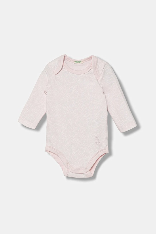 Dziewczynka United Colors of Benetton body niemowlęce 2-pack 3DKAAB00S.G.W.seasonal różowy