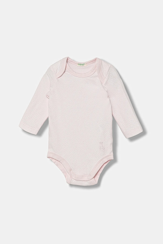 DÍVKA Kojenecké body United Colors of Benetton 2-pack 3DKAAB00S.G.W.seasonal růžová