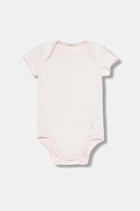 Dievča Body pre bábätká United Colors of Benetton 2-pak 3DKAAB00T.G.W.seasonal ružová