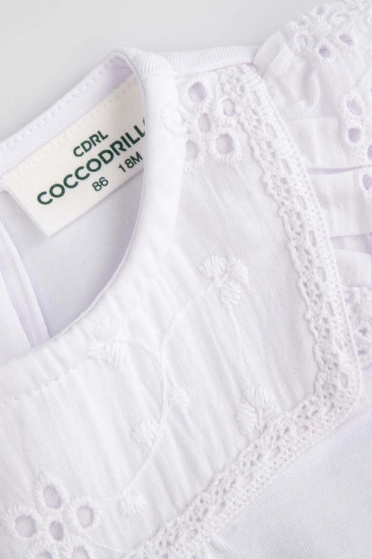 Девочка Боди для младенцев Coccodrillo ZC5112101HGN белый