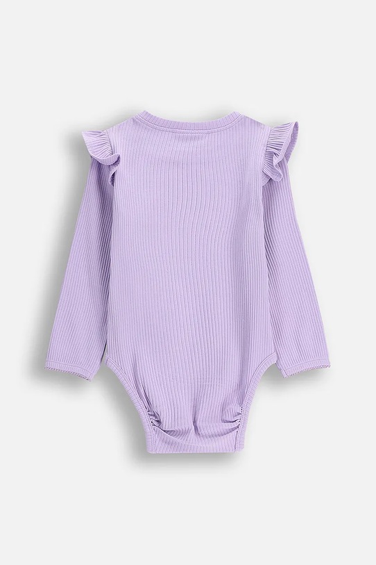 Coccodrillo body z bawełną niemowlęce ZC5112104HGN fioletowy AW25