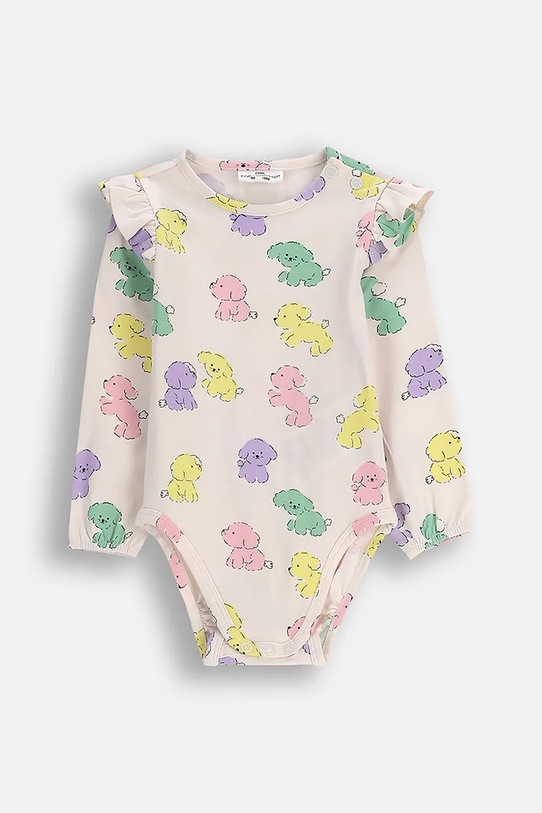 Detské bavlnené body Coccodrillo Pre bábätká viacfarebná ZC5112105HGN