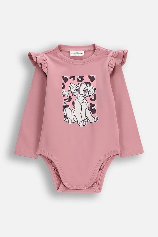 Coccodrillo body din bumbac pentru bebeluși Produs pentru bebe roz ZC5112102LGD