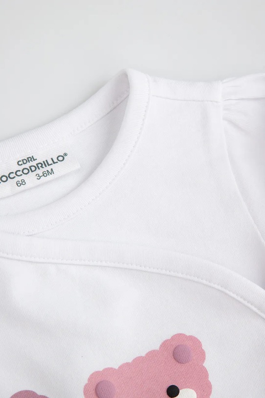 Dziewczynka Coccodrillo body niemowlęce ZC5112601TGN biały
