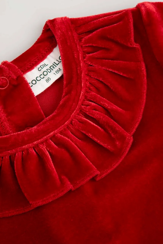 Dziewczynka Coccodrillo body niemowlęce ZC5112104EBG czerwony