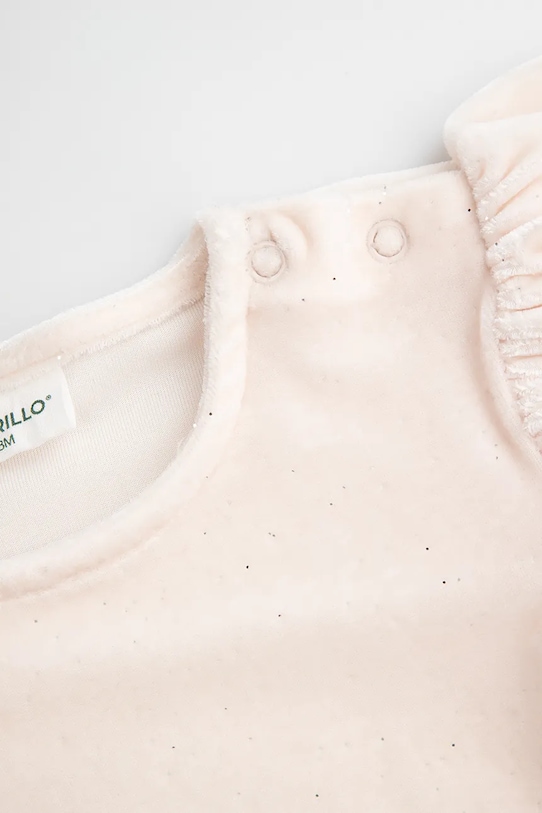 Dziewczynka Coccodrillo body z bawełną niemowlęce ZC5112105EBG beżowy