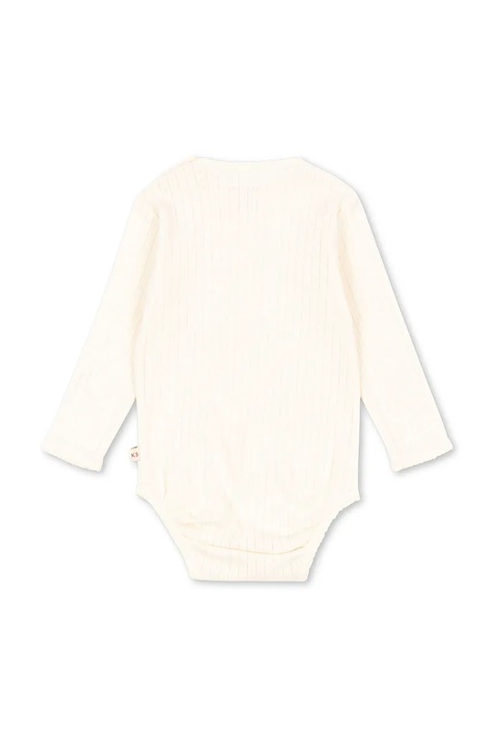Konges Sløjd body bawełniane niemowlęce MINNIE BODY GOTS KS104373.9BYA beżowy AW25