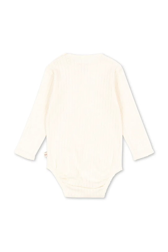 Konges Sløjd body bawełniane niemowlęce MINNIE BODY GOTS KS104373.9BYA beżowy AW25
