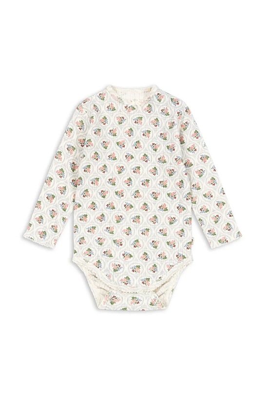 Konges Sløjd body bawełniane niemowlęce MINNIE BODY GOTS Produkt niemowlęcy multicolor KS104373.9BYA