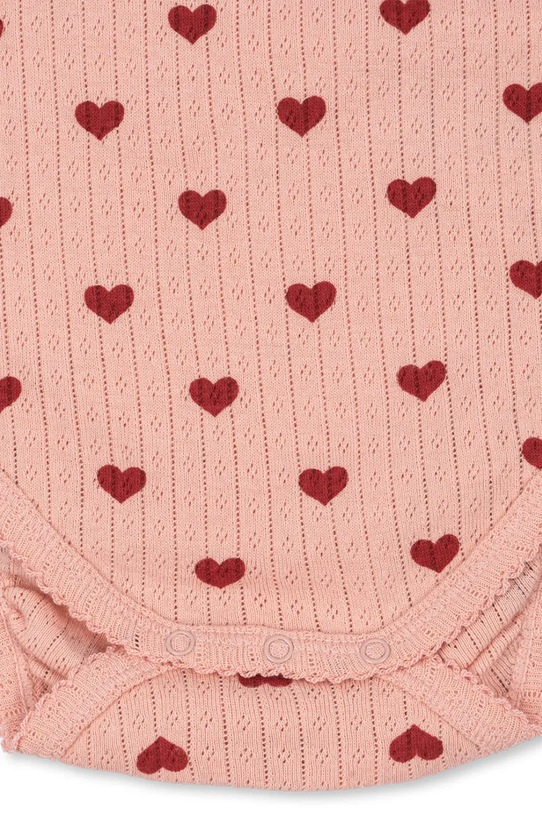 Konges Sløjd body bawełniane niemowlęce MINNIE BODY GOTS KS3013.9BYA