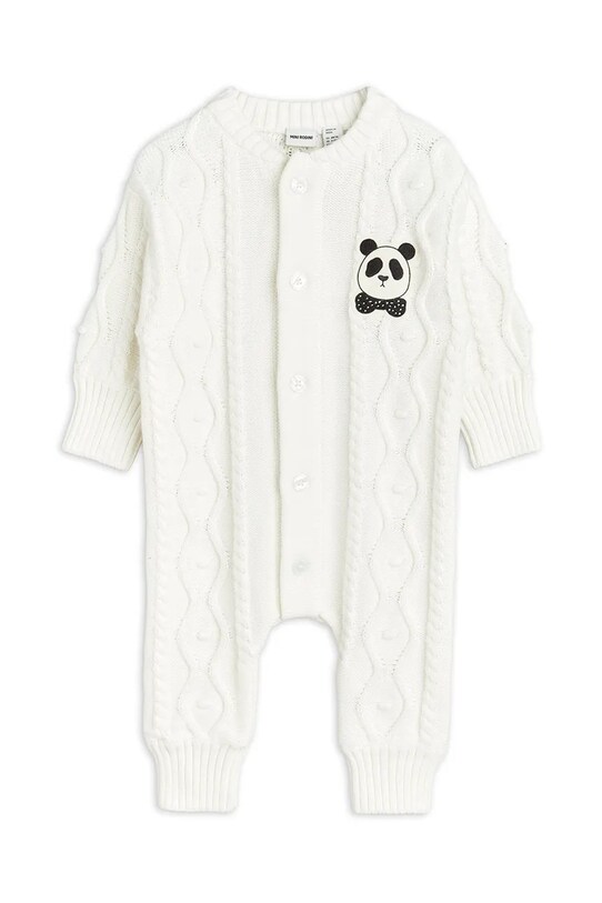 Mini Rodini pamut rugdalózó Panda Bébi termékek fehér 2564011011