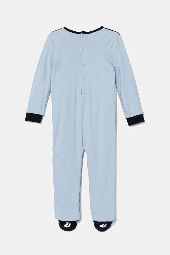 Guess śpioszki bawełniane niemowlęce H5YW07.KA6W4.9BYA niebieski AW25