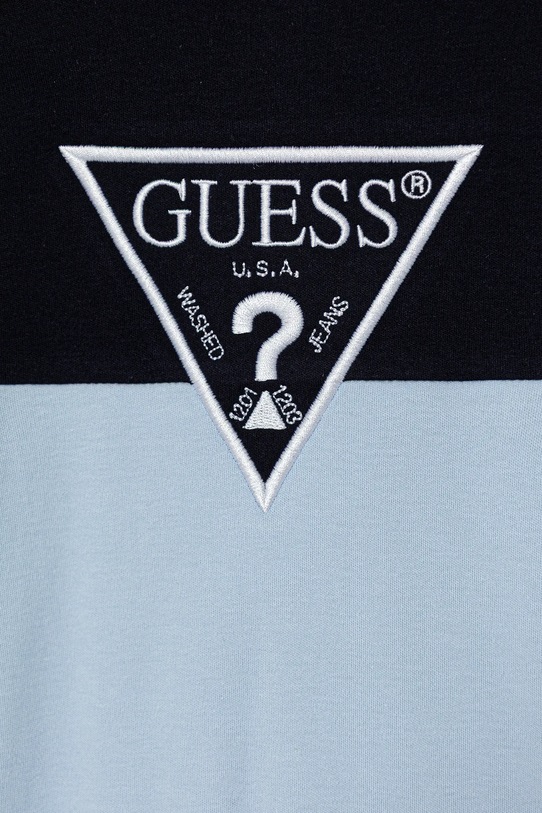 Chłopiec Guess śpioszki bawełniane niemowlęce H5YW07.KA6W4.9BYA niebieski
