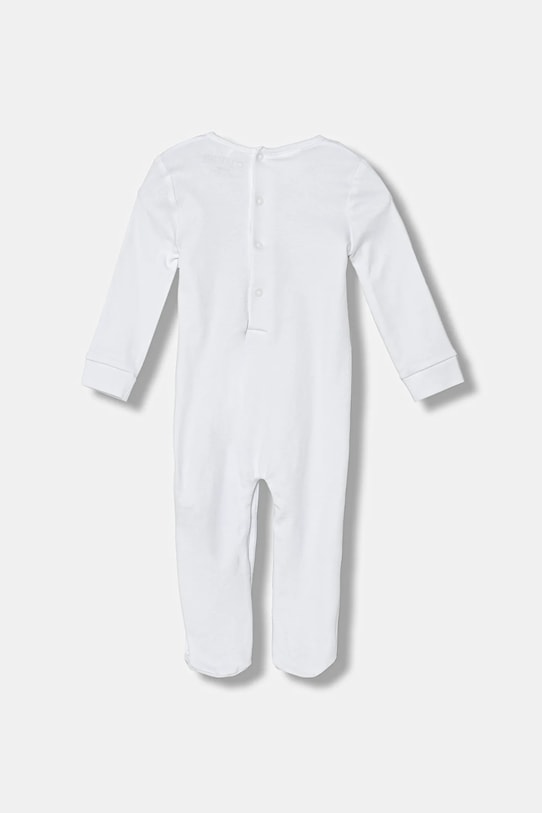 Guess śpioszki bawełniane niemowlęce H5YW11.KA6W4.9BYA biały AW25