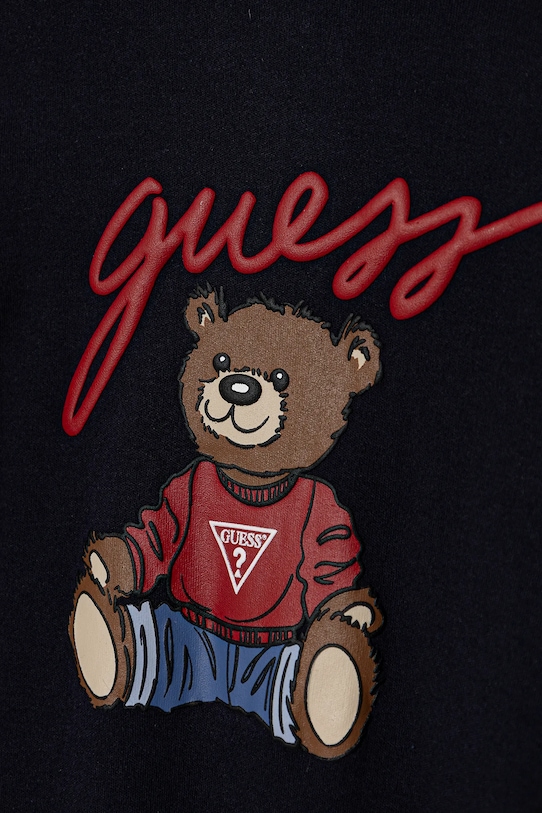 Chłopiec Guess śpioszki bawełniane niemowlęce H5YW11.KA6W4.9BYA granatowy