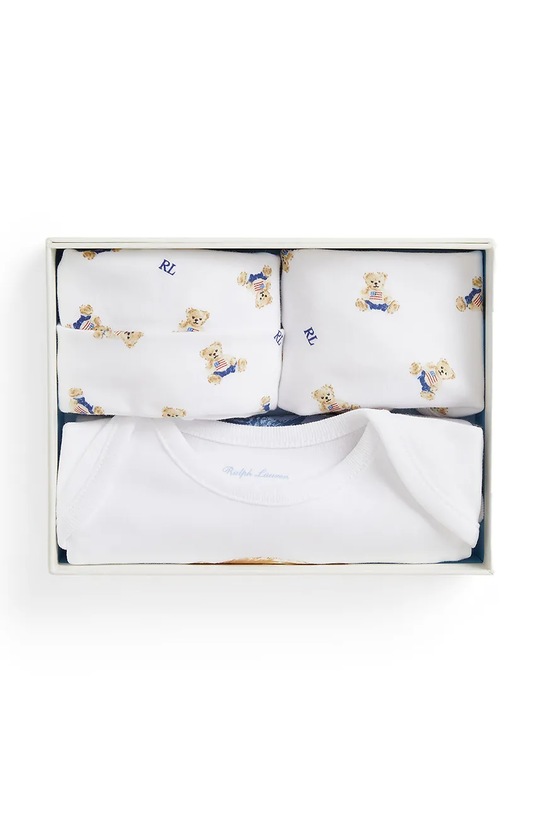 Βαμβακερά φορμάκια για μωρά Polo Ralph Lauren 320P00760001 λευκό AW25