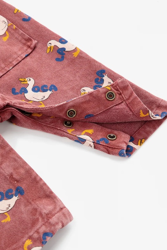 Детский комбинезон из хлопка Bobo Choses La Oca розовый 225AB094