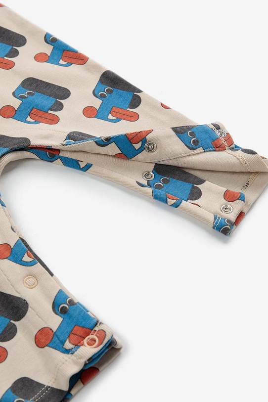 Chłopiec Bobo Choses pajacyk niemowlęcy Doggy Mate 225AB095 beżowy